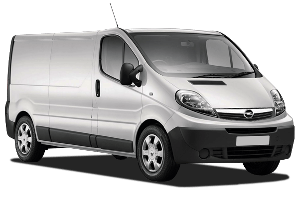 Vue latérale du fourgon OPEL VIVARO - 2001 – modèle utilitaire aménageable